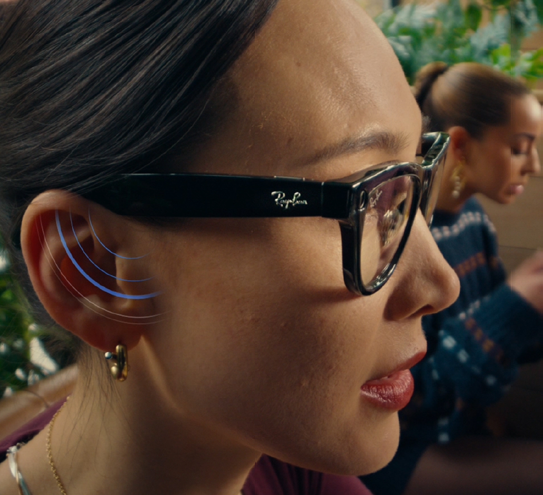 Meta’s Ray-Ban Display glasses. Courtesy of Meta