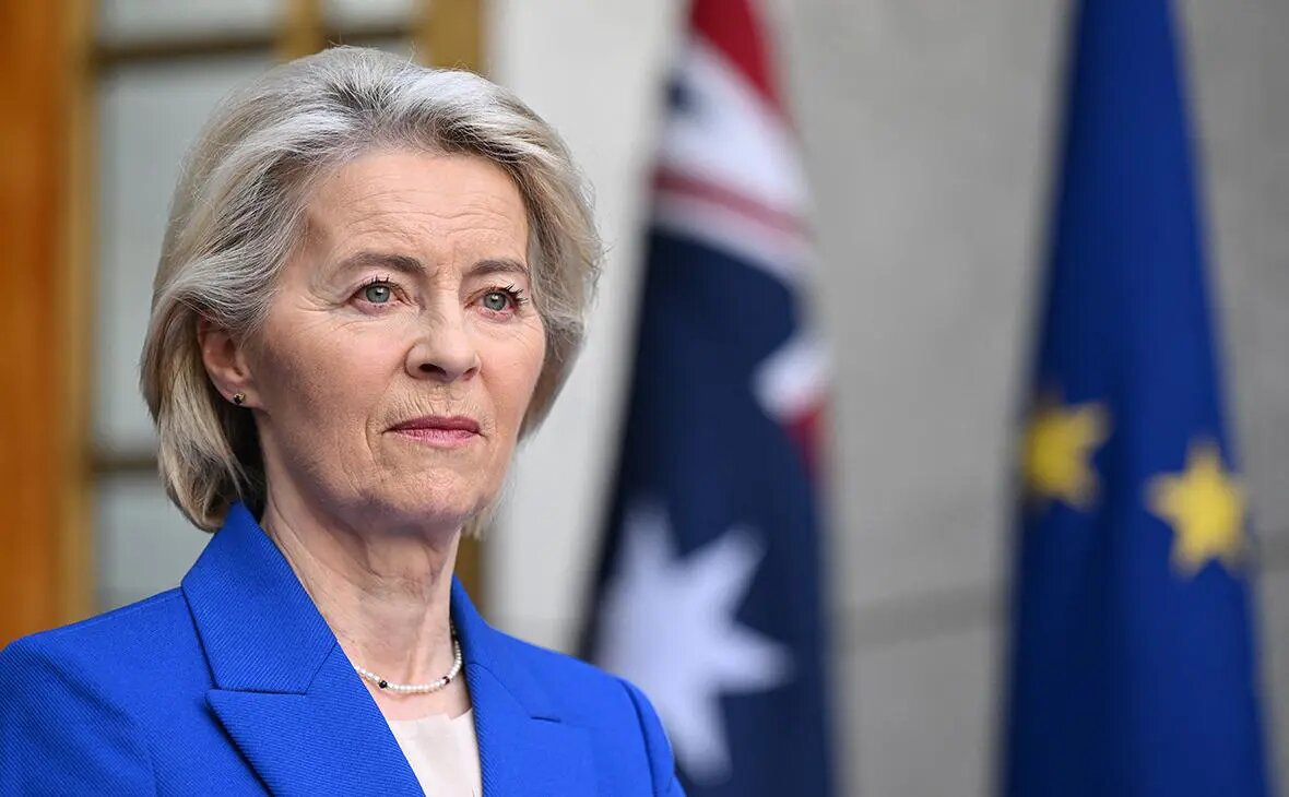    Источник: Урсула фон дер Ляйен Фото: Lukas Coch / Reuters. rbc.ru Денис Сорокин