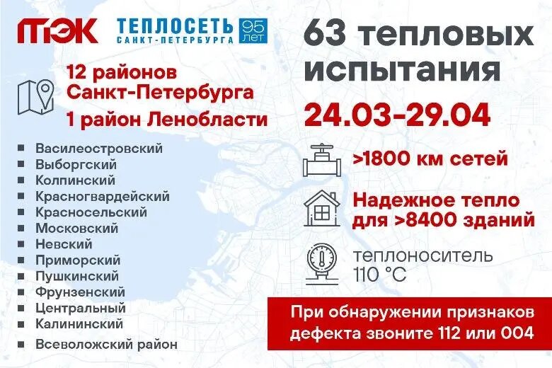    Инфографика АО «ТЭК и АО «Теплосеть Санкт-Петербурга»
