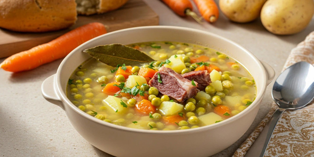Классика домашнего обеда: рецепт горохового супа с курицей