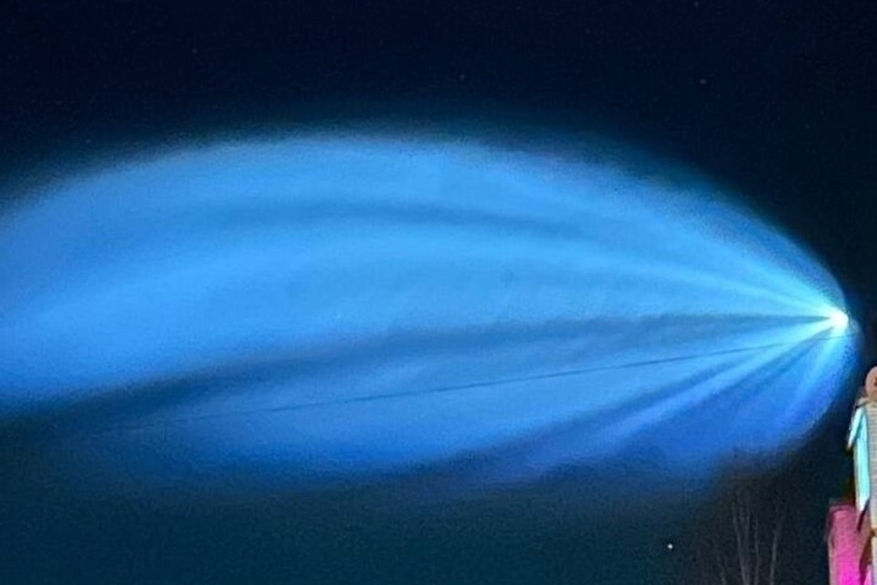    Стыковка с МКС запланирована на 24 марта в 16:35. Фото Игоря Хатанзейского из ТГ-канала Сыктывкар №1.