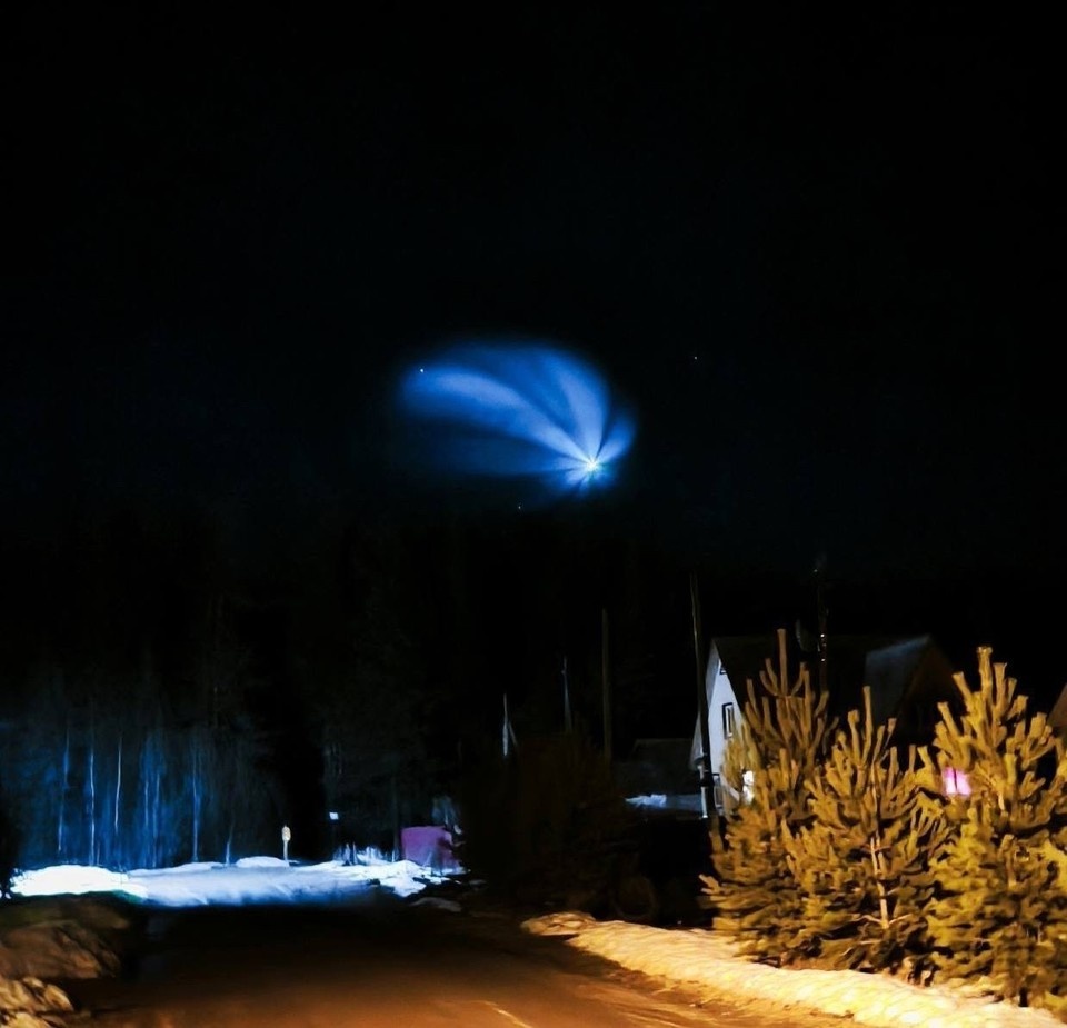    «Союз» взлетел с Байконура и попал на видео жителей Коми.