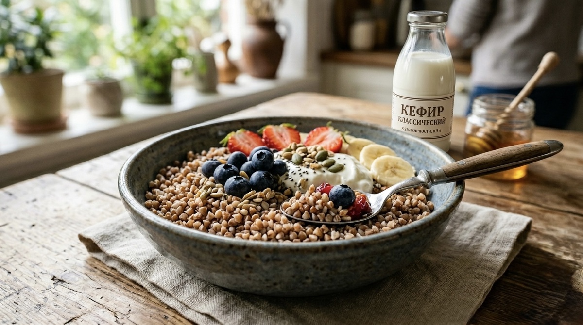 Что будет, если есть гречку с кефиром: 5 эффектов