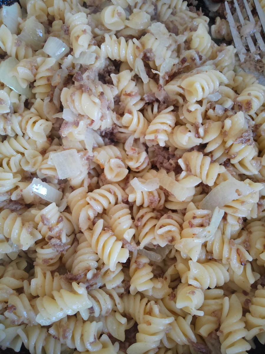 Макароны по-флотски мне нравятся из таких завитушек. В них мяско хорошо прячется, между "пластинок"