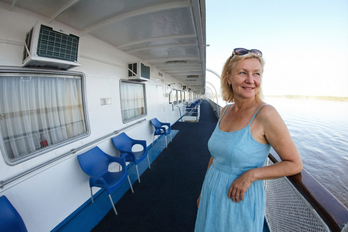 Балкон теплохода Родная Русь