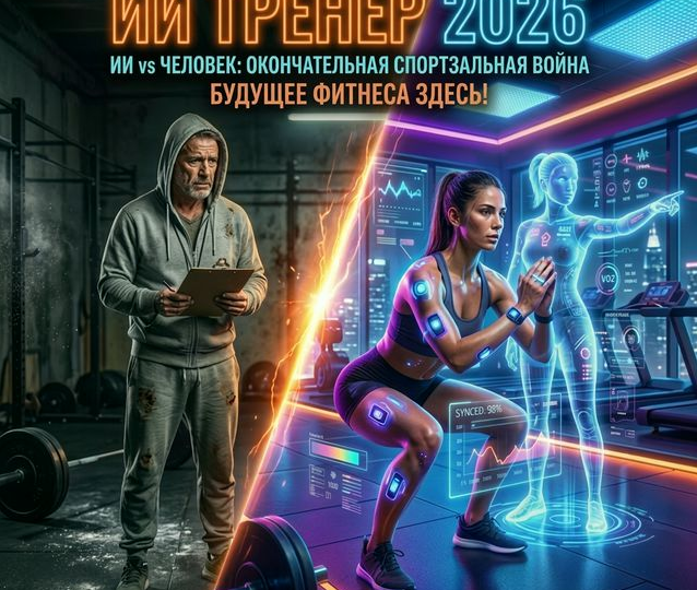 ИИ не опаздывает и не залипает в телефоне. А твой тренер?