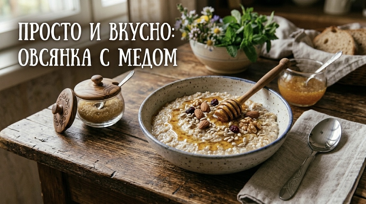 Овсянка с мёдом: что происходит с телом
