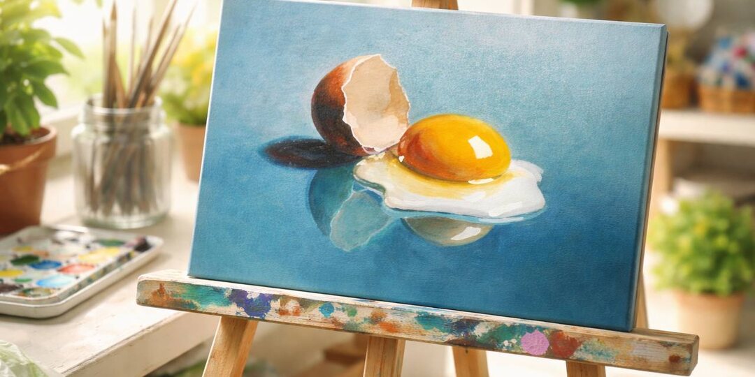 Почему на это яйцо ушло 4 занятия: опыт лессировочной техники