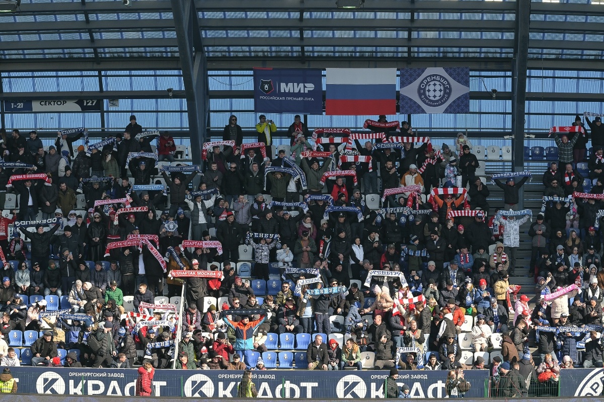 В матче со «Спартаком» «Оренбург» обновил свой личный рекорд сезона. Фото: vk.com/fcorenburg.