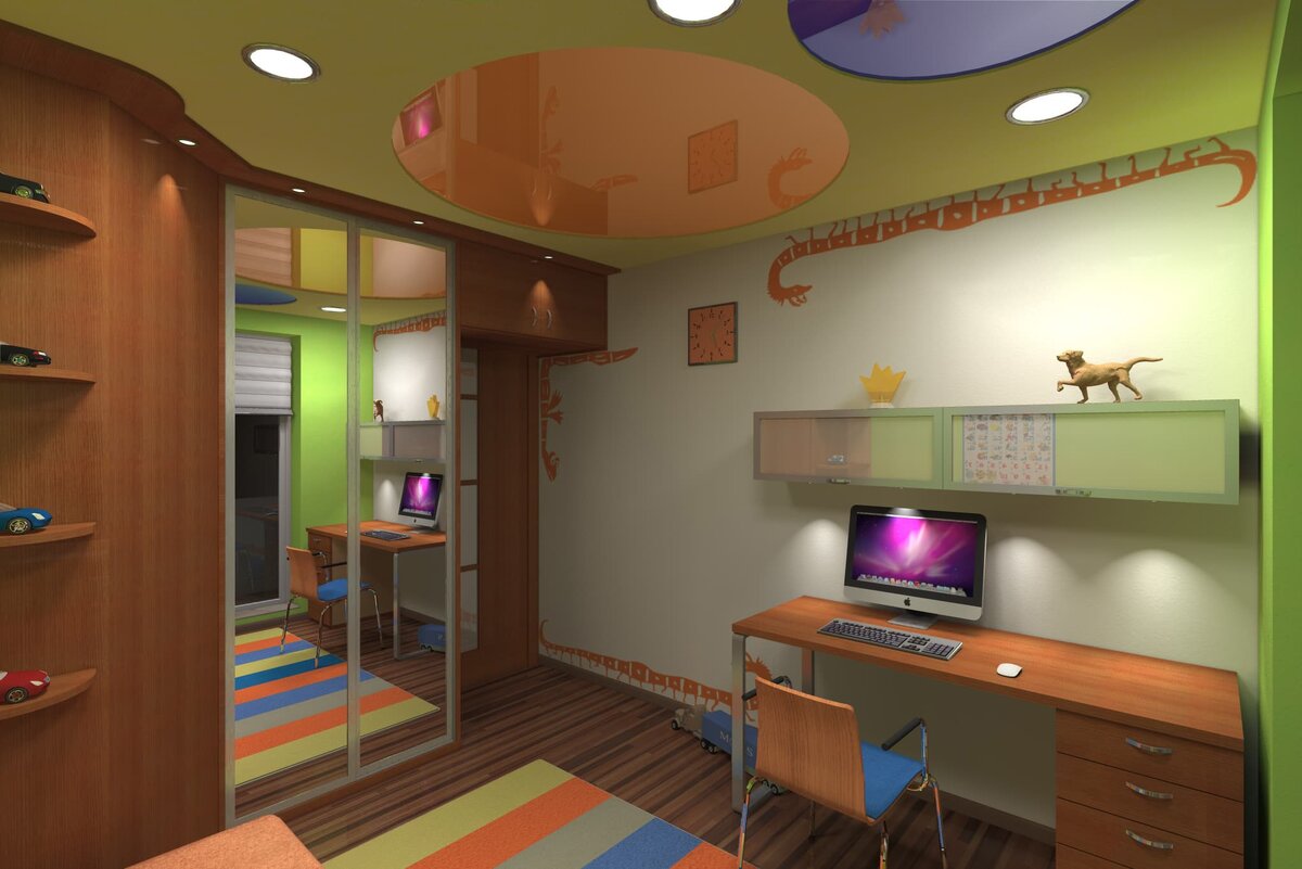 Такие потолки спокойно устанавливают даже в детских