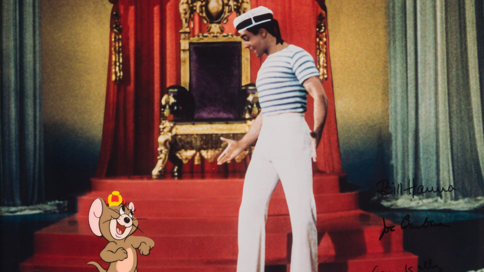 В полнометражном фильме 1945 года «Поднять якоря» в одном кадре с актерами появился нарисованный герой из серии «Том и Джерри». Мышонок спел и станцевал с матросом (Джин Келли), чтобы порадовать детей в сказочной стране, в которую они, по сюжету, попали. Изначально режиссер хотел задействовать Микки-Мауса, но Disney согласия на использование своего персонажа не дал — тогда создатели фильма обратились к MGM.📷Фото: Metro-Goldwyn-Mayer