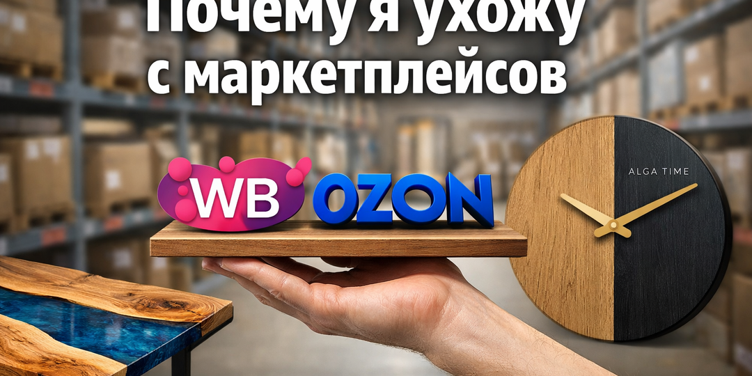 Почему я ухожу с маркетплейсов, хотя продажи там были