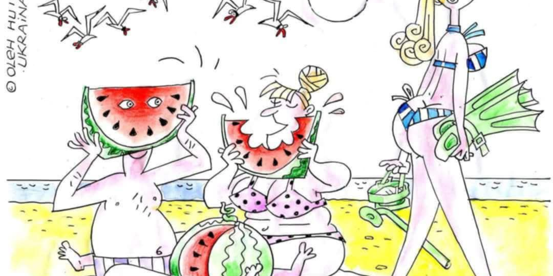 15 смешных и остроумных карикатур Олега Гуцола, в которых много взрослого юмора