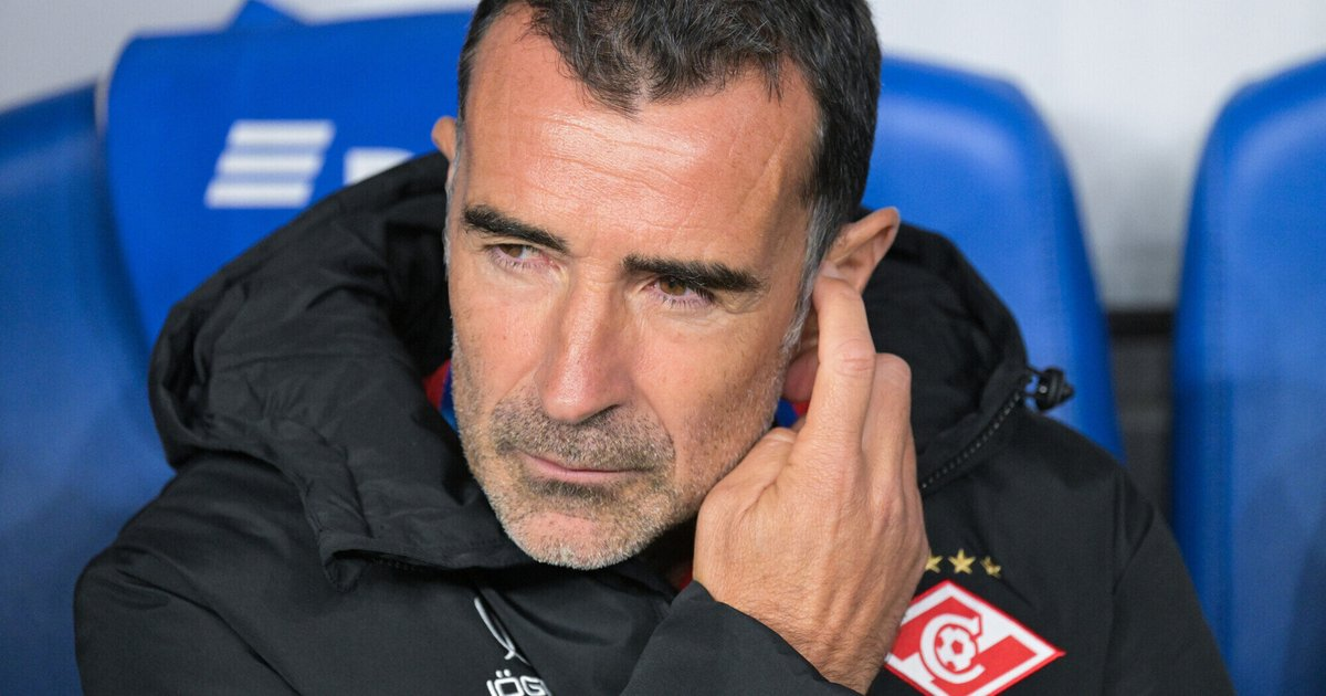 Главный тренер московского "Спартака" испанец Хуан Карлос Карседо. Фото из интернета.