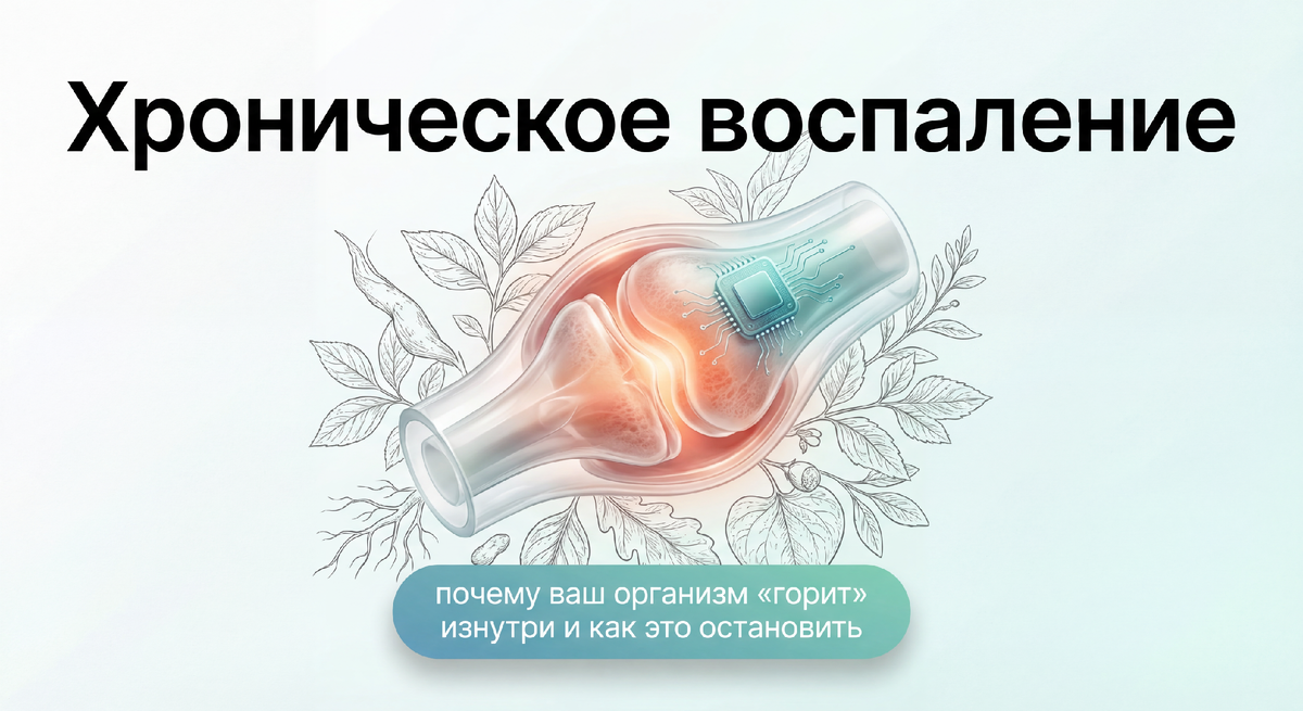 Хроническое воспаление: почему вы разваливаетесь, даже если анализы «в норме»