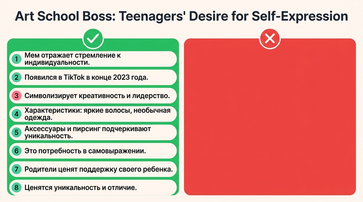 Босс художки: стремление подростков к самовыражению  📷
