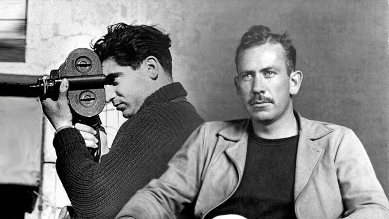 Джон Стейнбек и Роберт Капа