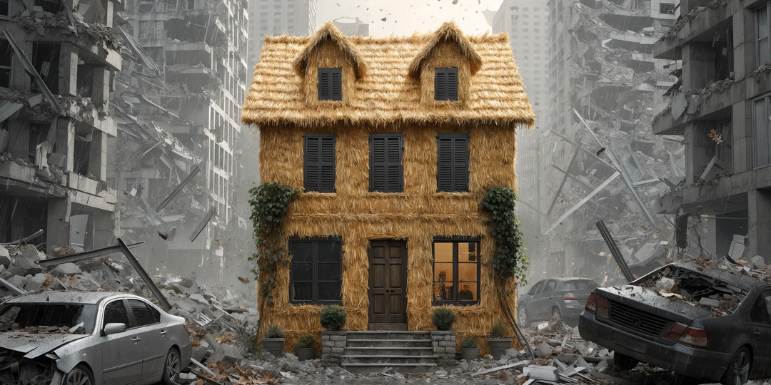 🏡 Дом из соломенных блоков: когда древняя мудрость побеждает современные технологии