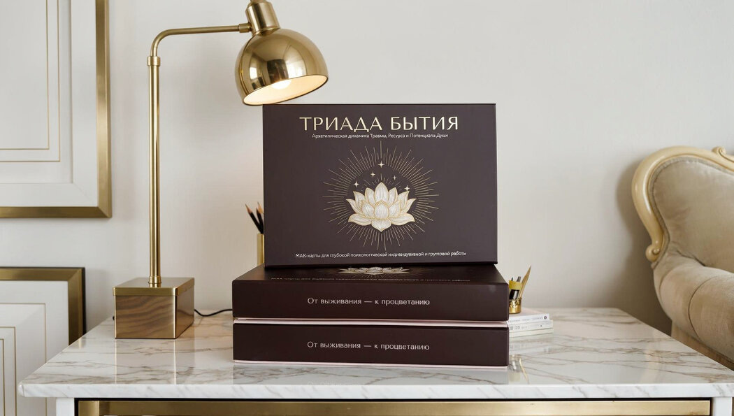 Набор авторских метафорических колод Анжелы Дилам «Триада Бытия»