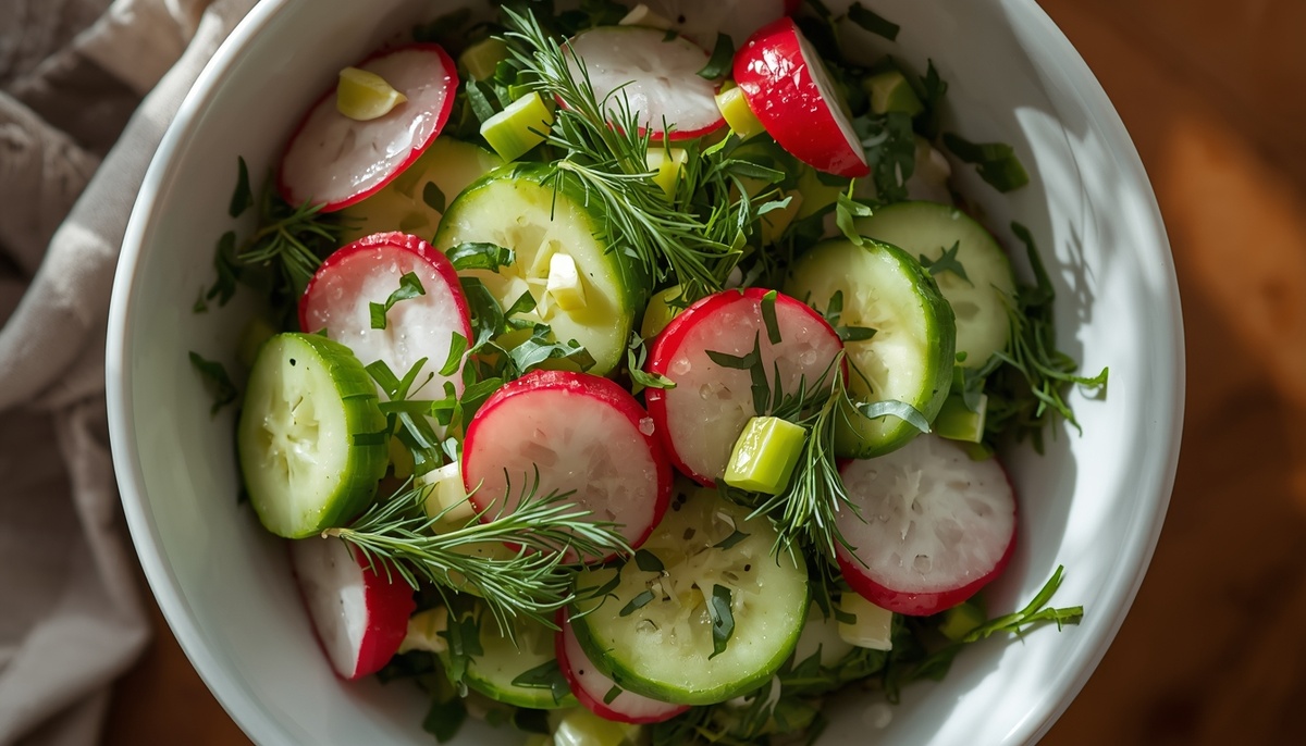 Салат из редиски