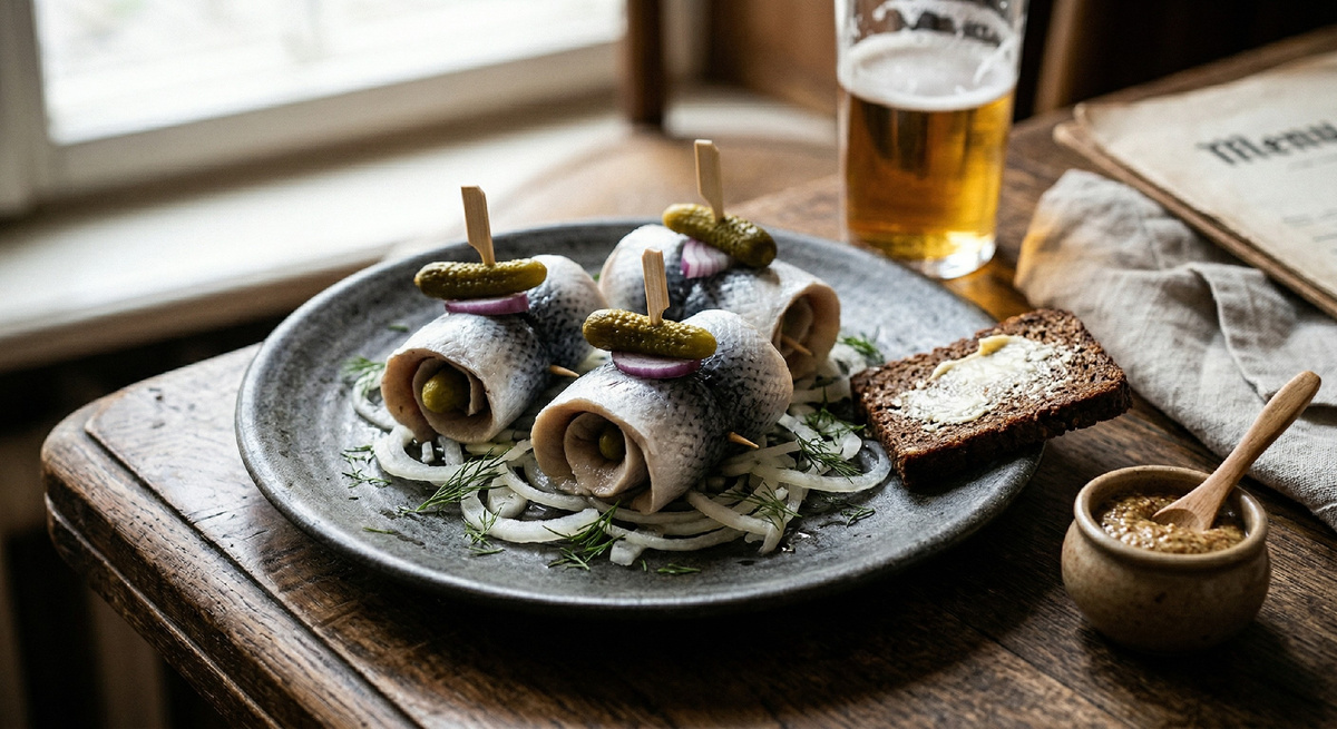 Похмельная холодная закуска рольмопс