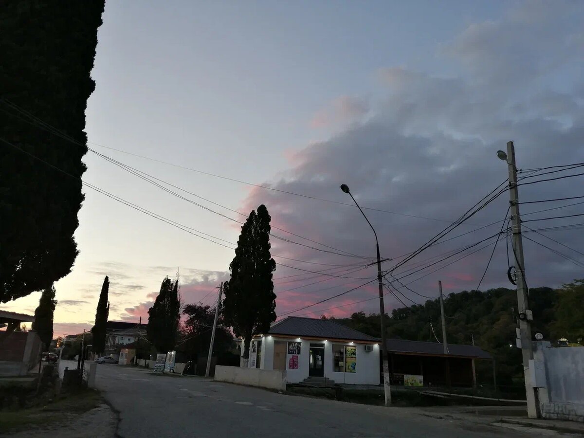 Вечер в Лдзаа. Фото автора