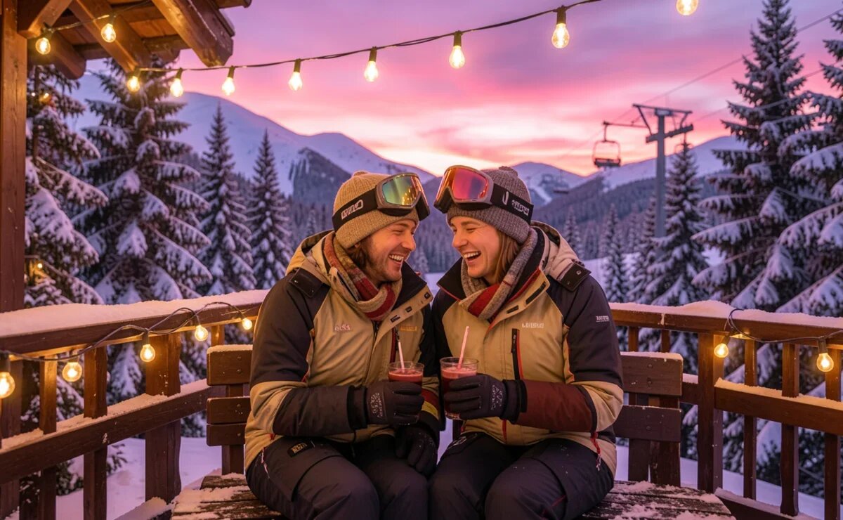    В горы вдвоем: горнолыжный отдых в России становится «идеальным свиданием»