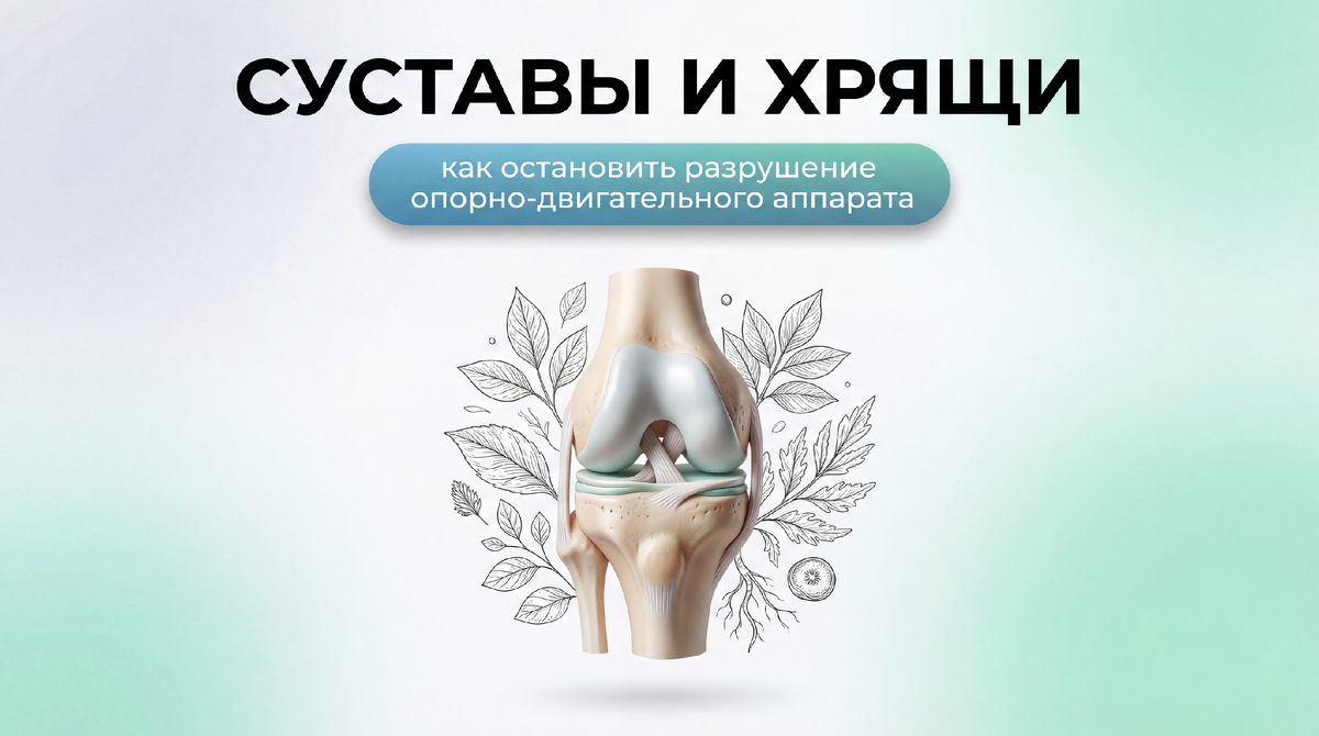 Суставы и хрящевая ткань: почему вы начинаете «скрипеть» раньше времени