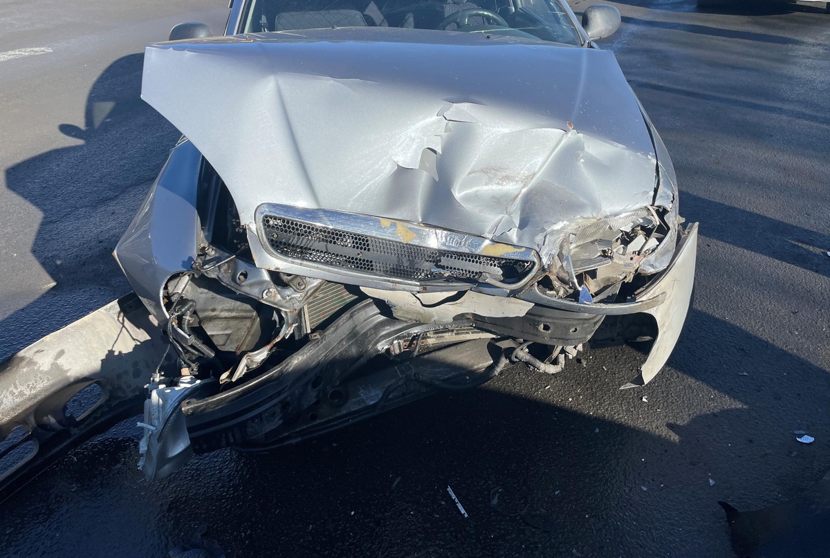    В ДТП на Лососинском шоссе в Петрозаводске пострадала женщина-водитель© ГАИ Карелии