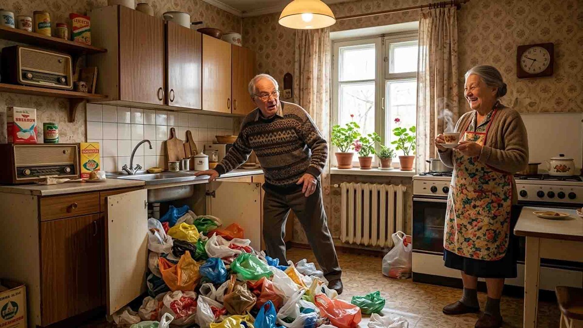 Тот самый момент, когда «Пакет с Пакетами» решает, что ему пора на свободу.