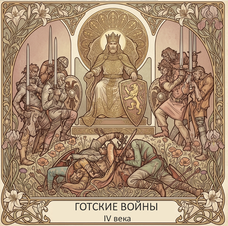  В центре композиции князь Сильномир, как царь Славы. Рис. А. Асова 