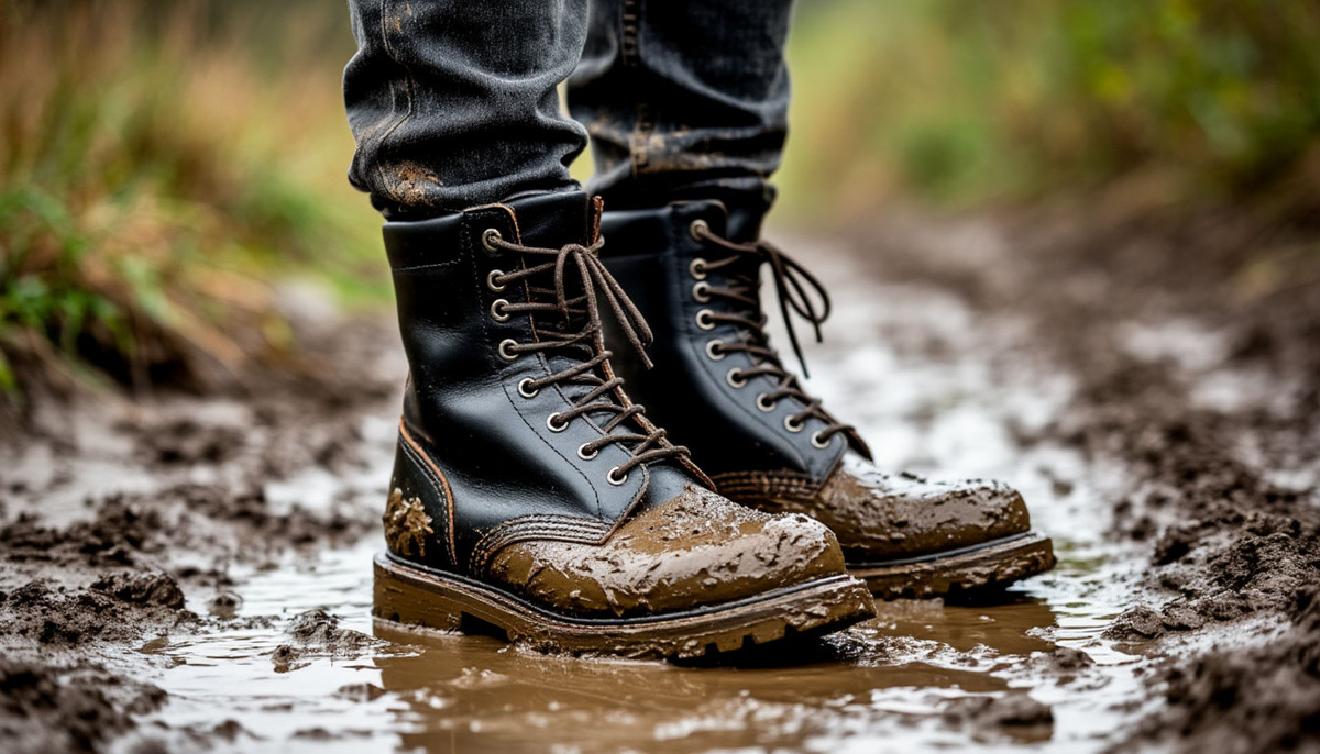 Грязевые берцы :)