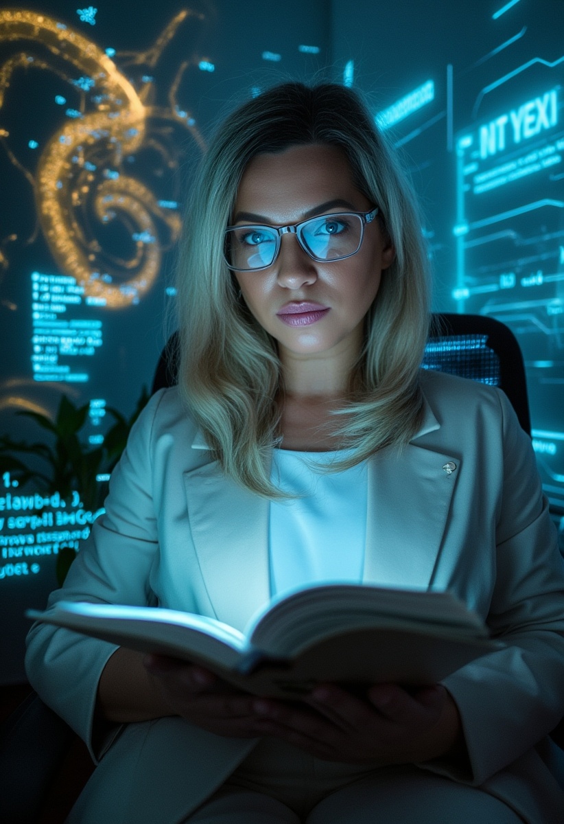 Анна Ника Гулева. Фото сгенерировано ИИ.