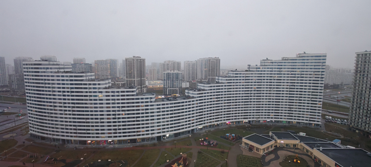 Минск Мир. Вид с нашего окна.