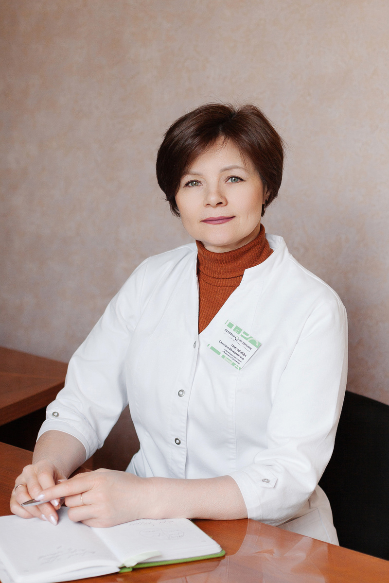 Светлана Вячеславовна Григорьева, главный врач сети клиник «Персона» и «Прозрение», врач-терапевт