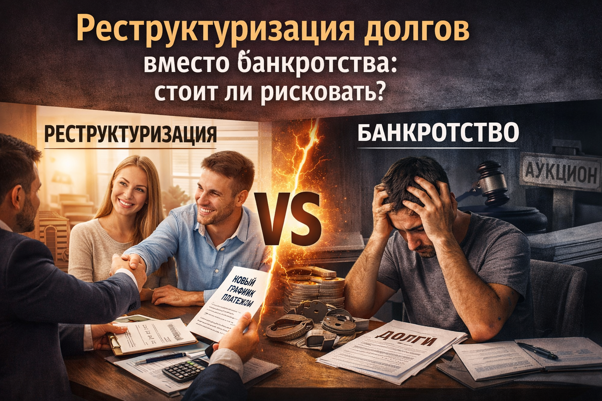 Реструктуризация долгов вместо банкротства: стоит ли рисковать?