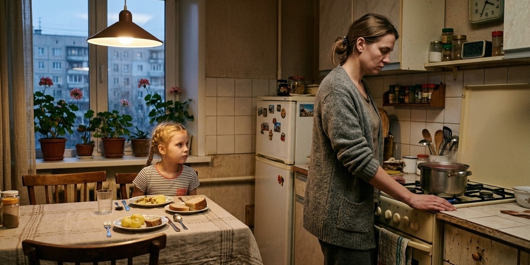 — Мам, а правда, что Серёжа нам не родной папа, а просто дядя? — слова восьмилетней дочери заставили женщину замереть у плиты