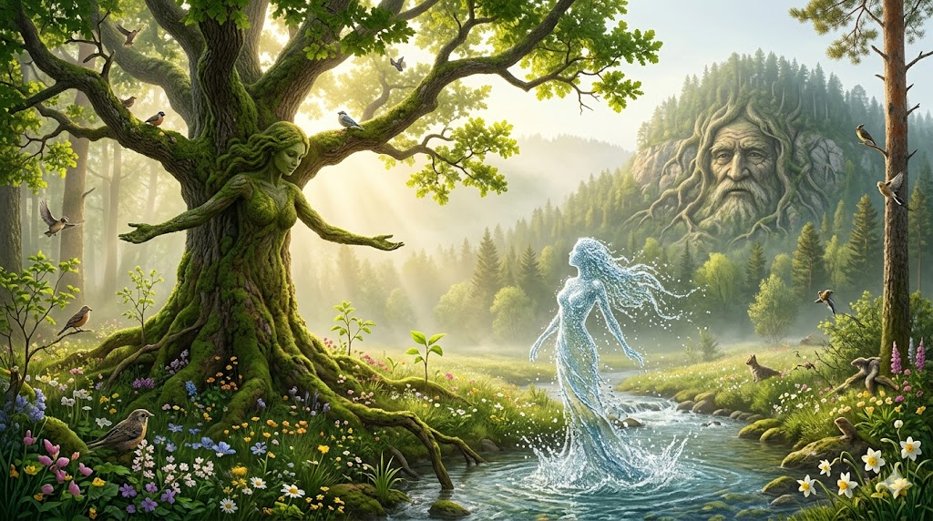 Марийские боги — духи природы, воплощение леса, воды и гор