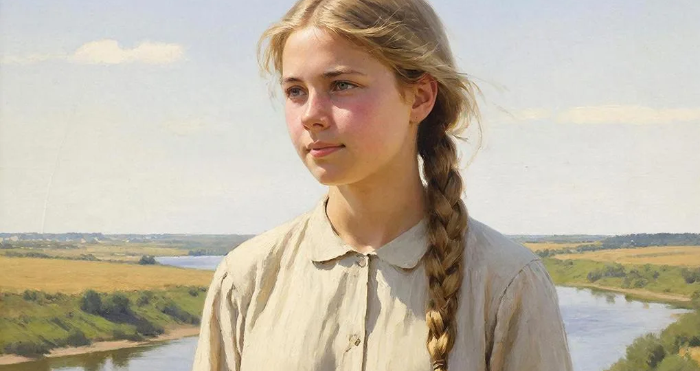 На берегу Волги