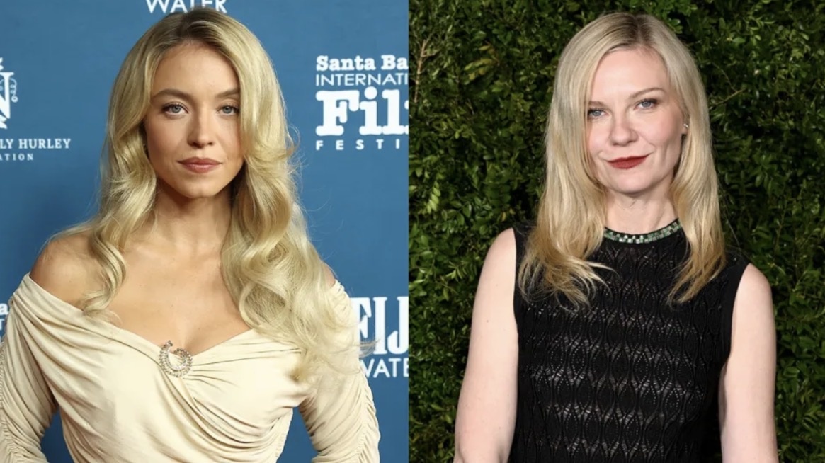 Сидни Суини и Кирстен Данст

