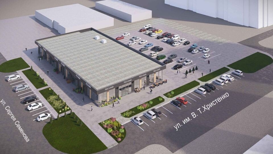    Проект здания наул. Христенко, 1. 2026 год. Источник: «Строитель-Сервис»