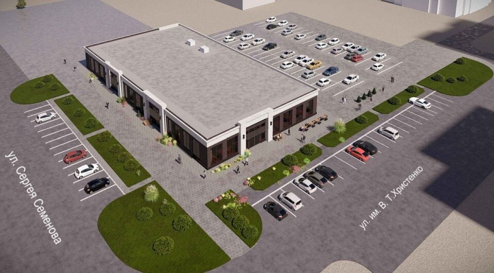    Проект здания наул. Христенко, 1. 2026 год. Источник: «Строитель-Сервис»