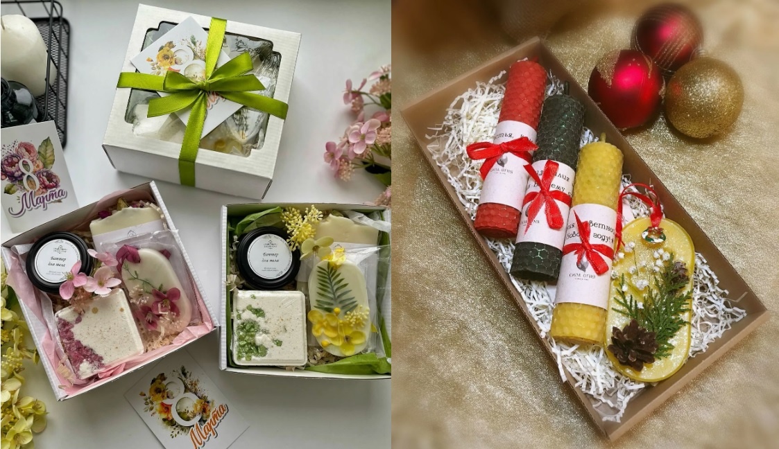 Свечи против косметики ручной работы