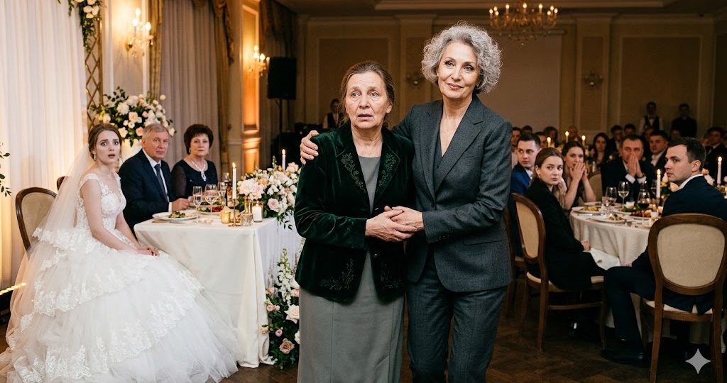 «Сиди у кухни и не позорь меня». Дочь спрятала мать-швею на свадьбе, но один гость перевернул всё