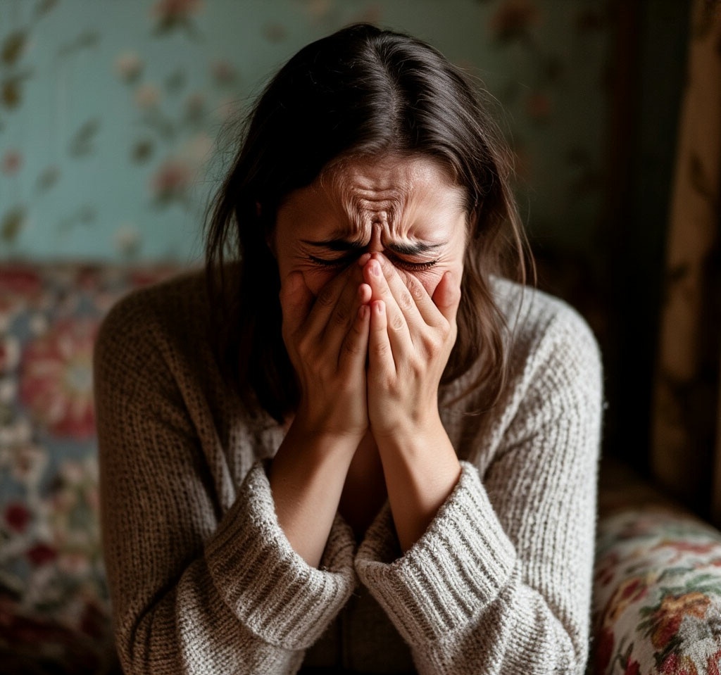 Женщина в слезах