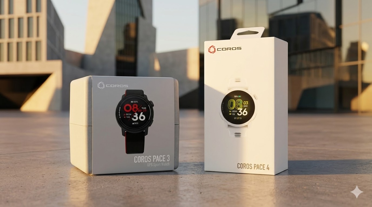 COROS PACE 3 и COROS PACE 4 в атмосфере города