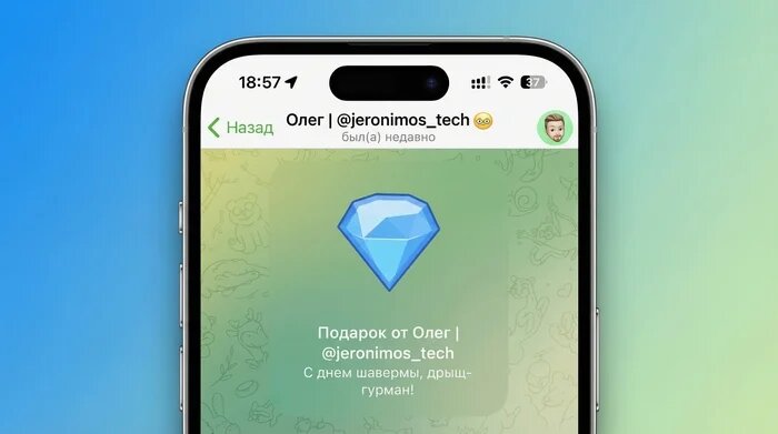 Как подарить подарок в ТГ?