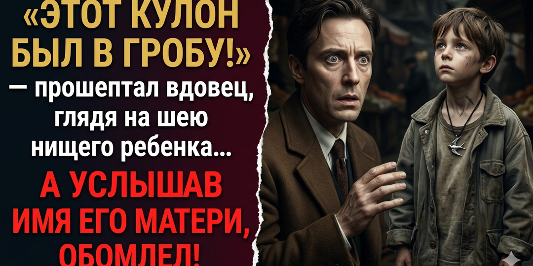 «Я лично положил этот кулон ей 8 лет назад», — прошептал вдовец Но увидев его на шее босого мальчишки, он едва не заревел