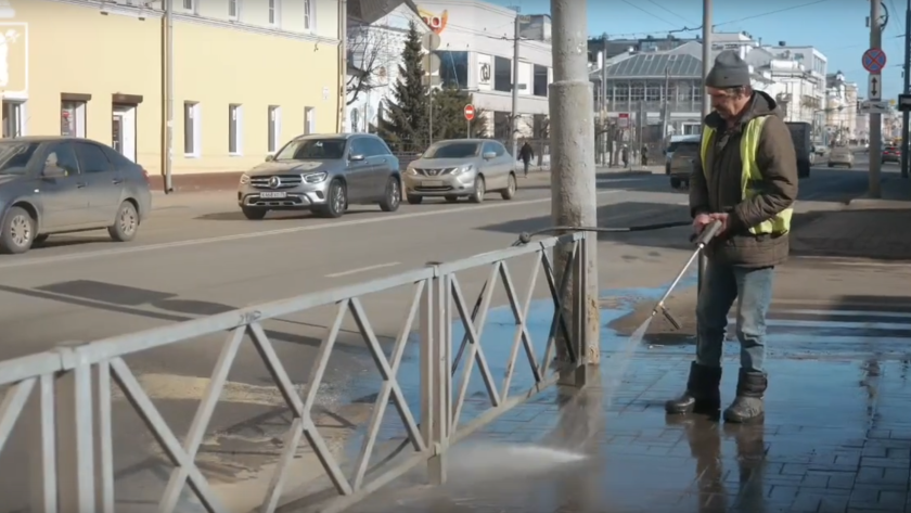    принтскрин с видео в телеграм-канале мэрии