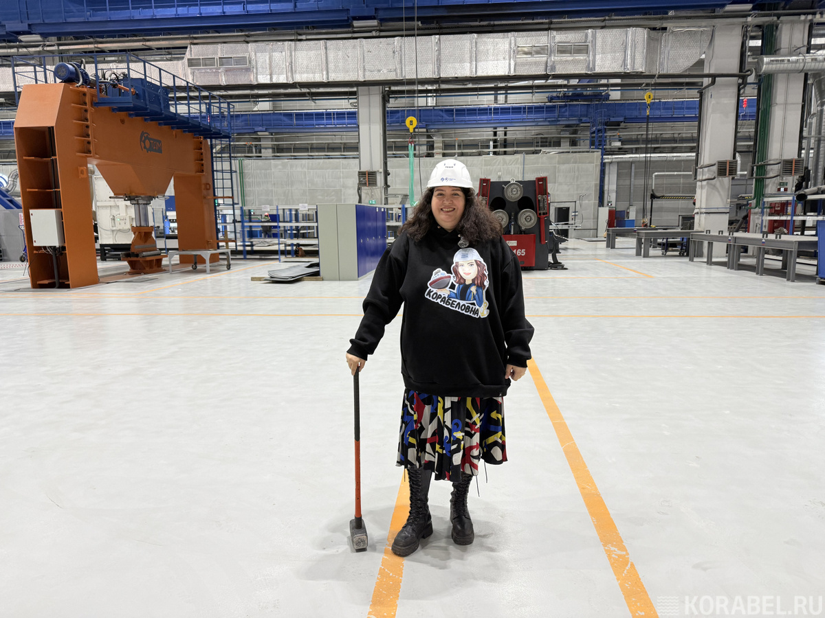 Виктория Корабеловна — на "Московской верфи" / Фото: Корабел.Ру  📷
